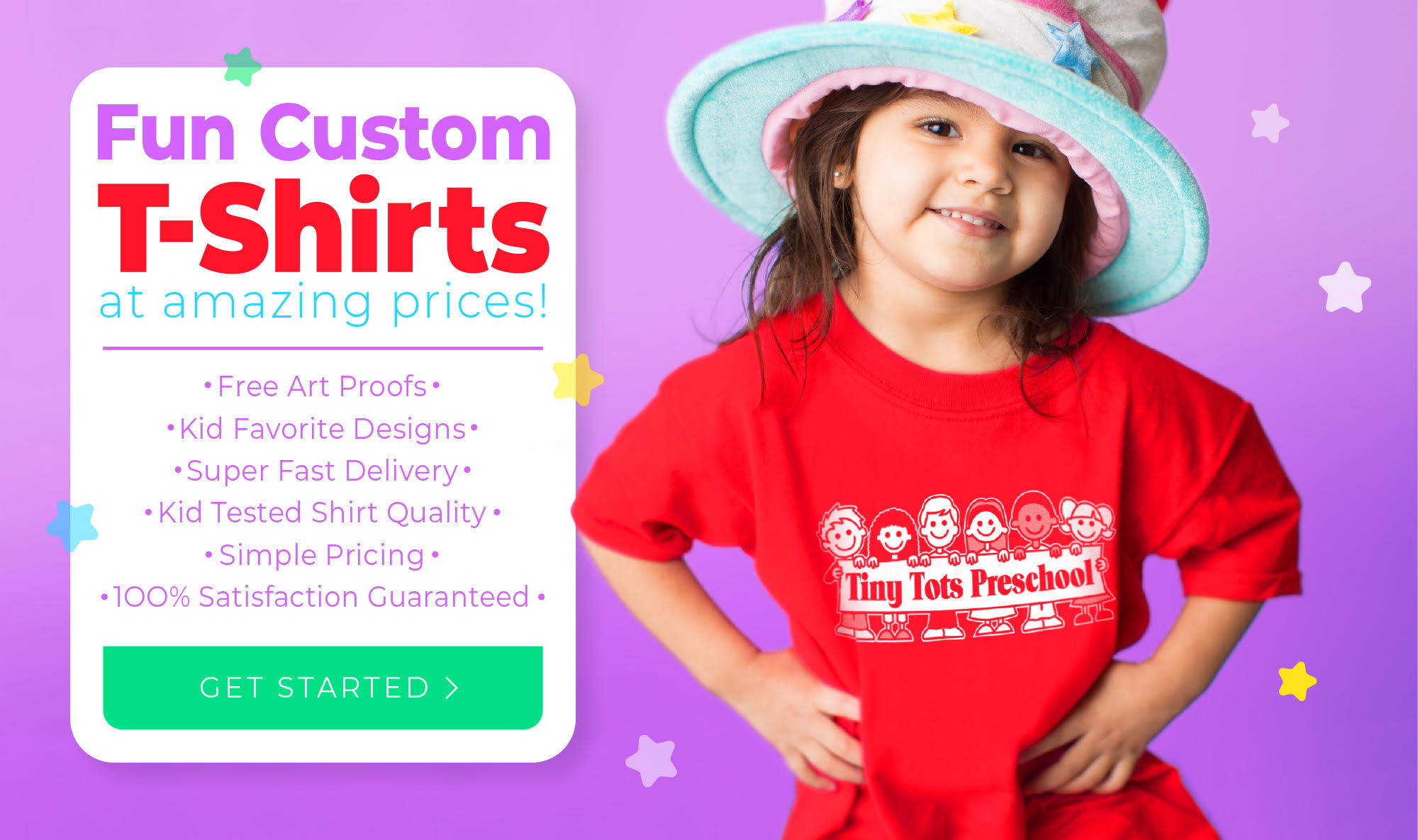 Kids love our t-shirts!